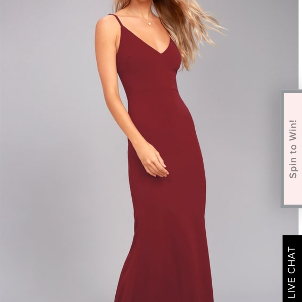 Lulus spaghetti strap maxi dress